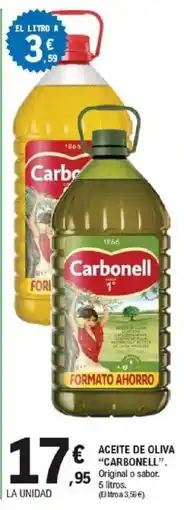 E.Leclerc Carbonell aceite de oliva oferta