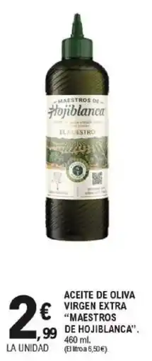 E.Leclerc Maestros de Hojiblanca aceite de oliva virgen extra oferta