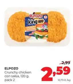 Alimerka Elpozo crunchy chicken con salsa oferta