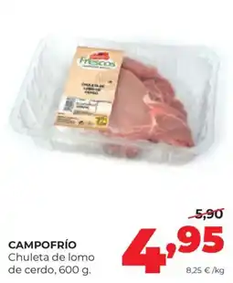 Alimerka Campo Frío chuleta de lomo de cerdo oferta