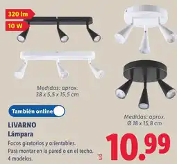 Lidl Livarno Lámpara oferta
