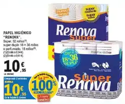 E.Leclerc Renova papel higiénico oferta
