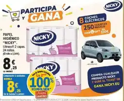 E.Leclerc Nicky papel higiénico oferta