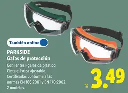 Lidl Parkside gafas de protección oferta