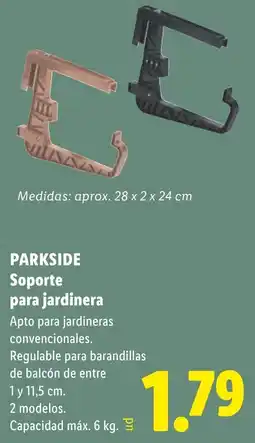 Lidl Parkside soporte para jardinera oferta
