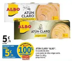 E.Leclerc Albo atún claro oferta
