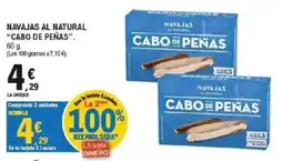 E.Leclerc Cabo de Peñas navajas al natural oferta