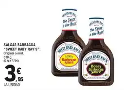 E.Leclerc Sweet Baby Ray's salsas barbacoa oferta