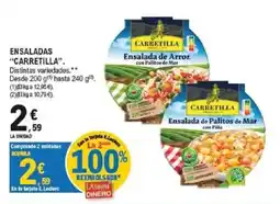 E.Leclerc Carretilla ensalada de arroz con palitos de mar oferta