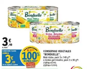 E.Leclerc Bonduelle conservas vegetales oferta