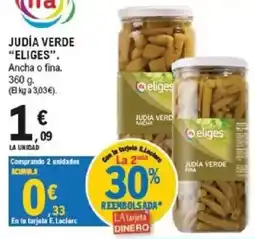 E.Leclerc eliges judía verde oferta