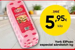 FROIZ York ElPozo especial sándwich oferta