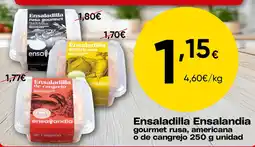 FROIZ Ensalandia Ensaladilla gourmet rusa, americana o de cangrejo oferta