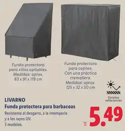Lidl Livarno funda protectora para barbacoas oferta