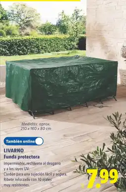 Lidl Livarno funda protectora oferta