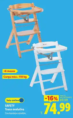 Lidl Safety trona evolutiva oferta