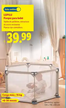 Lidl Lupilu Parque para bebé oferta