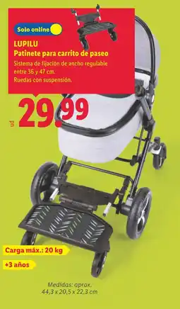 Lidl Lupilu patinete para carrito de paseo oferta