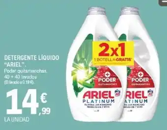 Ariel detergente líquido