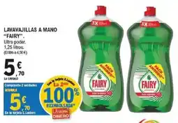 E.Leclerc Fairy lavavajillas a mano oferta