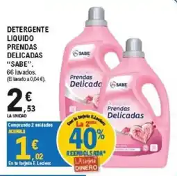 E.Leclerc Sabe prendas delicadas oferta