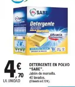 E.Leclerc Sabe detergente en polvo oferta