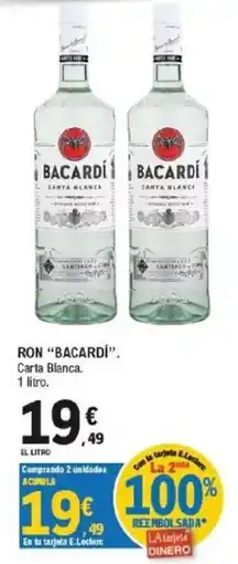 E.Leclerc Bacardi Carta Blanca oferta