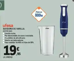 E.Leclerc ufesa batidora de varilla astro 800 oferta