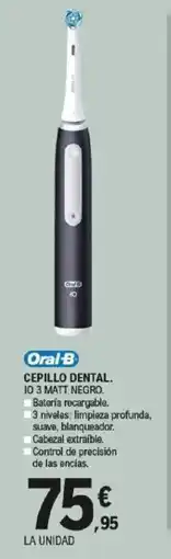 E.Leclerc Oral-B cepillo dental io 3 matt negro oferta
