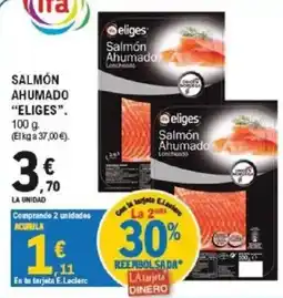E.Leclerc Eliges salmón ahumado oferta