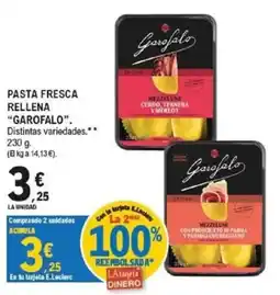 E.Leclerc Garofalo pasta fresca rellena oferta