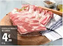 E.Leclerc Costilla fresca de cerdo oferta