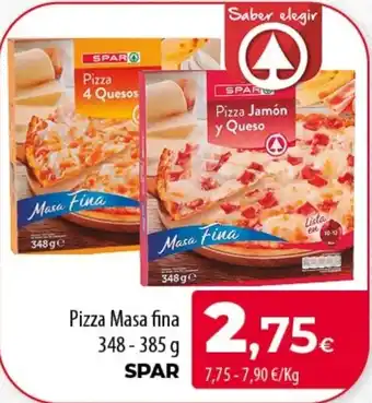 SPAR pizza masa fina