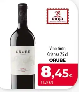 SPAR Lanzarote Orube vino tinto crianza oferta