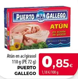 SPAR Lanzarote Puerto Gallego atún en aceite de girasol oferta