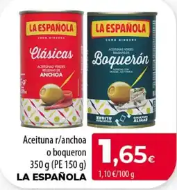 SPAR Lanzarote La española aceituna r/anchoa o boqueron oferta