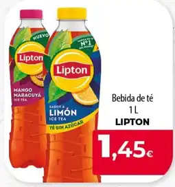SPAR Lanzarote Lipton bebida de té oferta