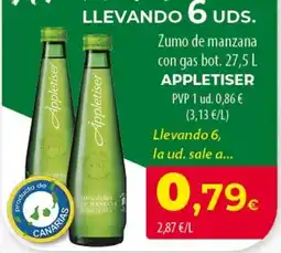 SPAR Lanzarote Appletiser zumo de manzana oferta