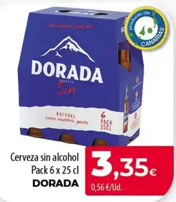 SPAR Lanzarote Dorada cerveza sin alcohol oferta