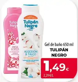 SPAR Lanzarote Tulipán Negro gel de baño oferta