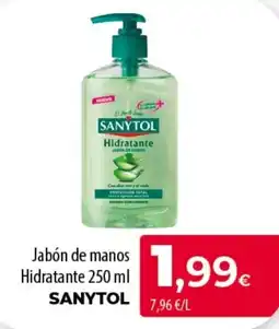 SPAR Lanzarote Sanytol jabón de manos hidratante oferta