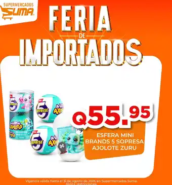 Zuru esfera mini brands 5 sopresa ajolote