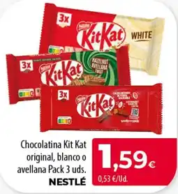 SPAR Lanzarote Nestlé Kit Kat oferta