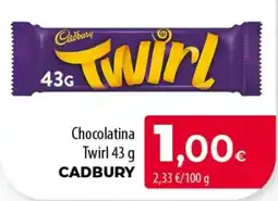 SPAR Lanzarote Cadbury Twirl oferta