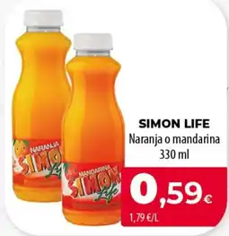 SPAR Lanzarote Simon Life naranja o mandarina oferta