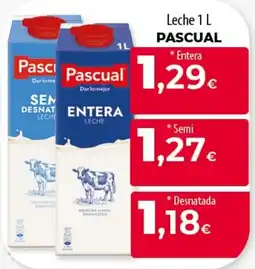 SPAR Lanzarote Pascual leche entera oferta