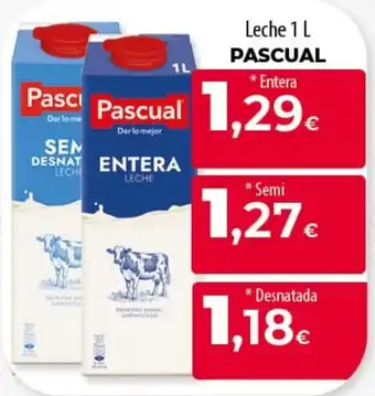SPAR Lanzarote Pascual leche entera oferta