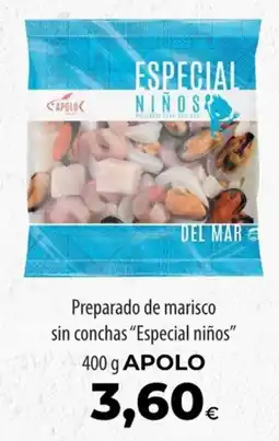 SPAR Lanzarote Apolo preparado de marisco sin conchas especial niños oferta