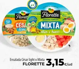 SPAR Lanzarote Florette ensalada césar light o mixta oferta