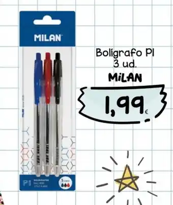 Milan boligrafo pi